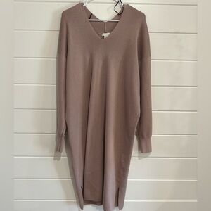 NWOT H&M Long Sleeve Oversized Sweater Dress